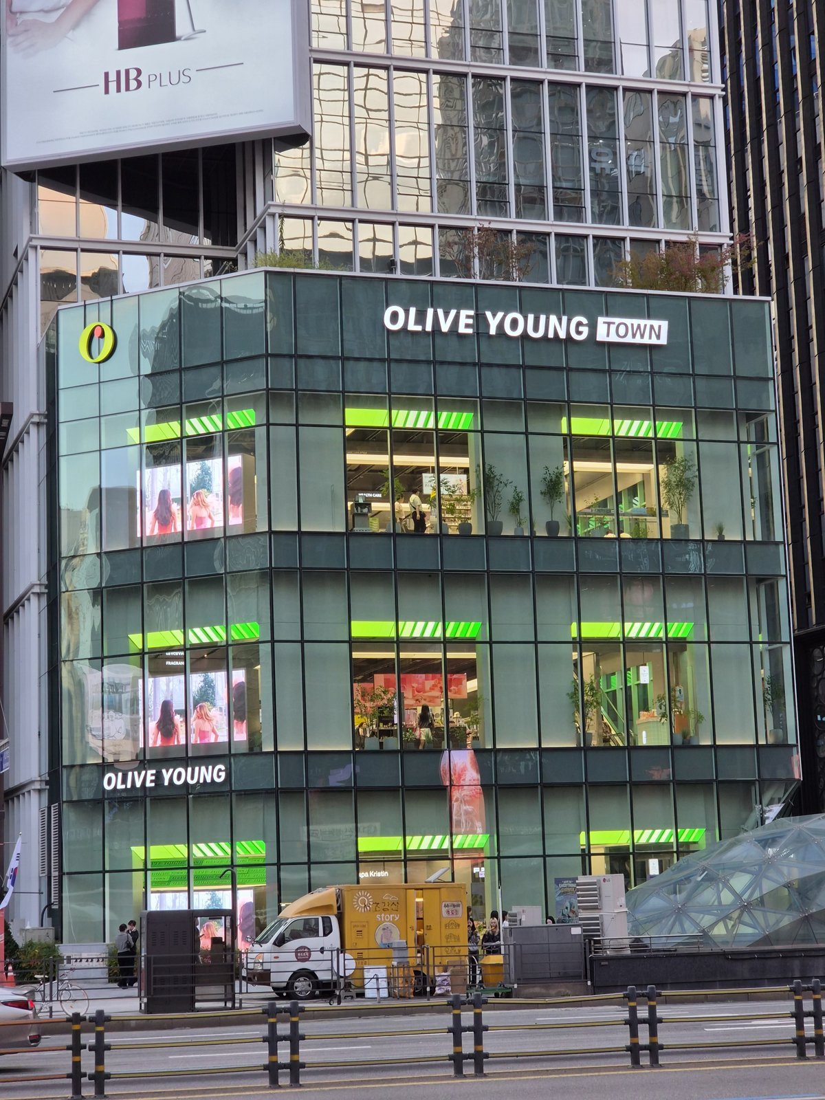 Olive Young Town flagship store near Gangnam Station, Seoul